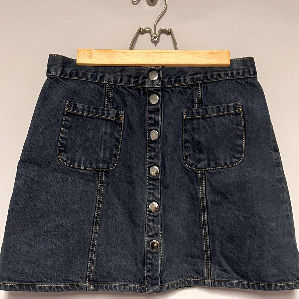 BDG Urban Outfitters Denim Skirt Medium Snap Button Jean